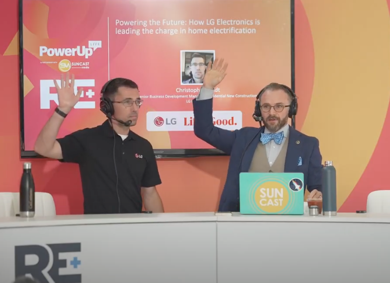 LG_ESS's tweet photo. What makes LG stand out for homeowners? Our own Christopher Bradt discussed the answer with Nico Johnson on the SunCast Media podcast. Check it out: https://t.co/1OmcB7IAcz https://t.co/uBZiSTUDQf