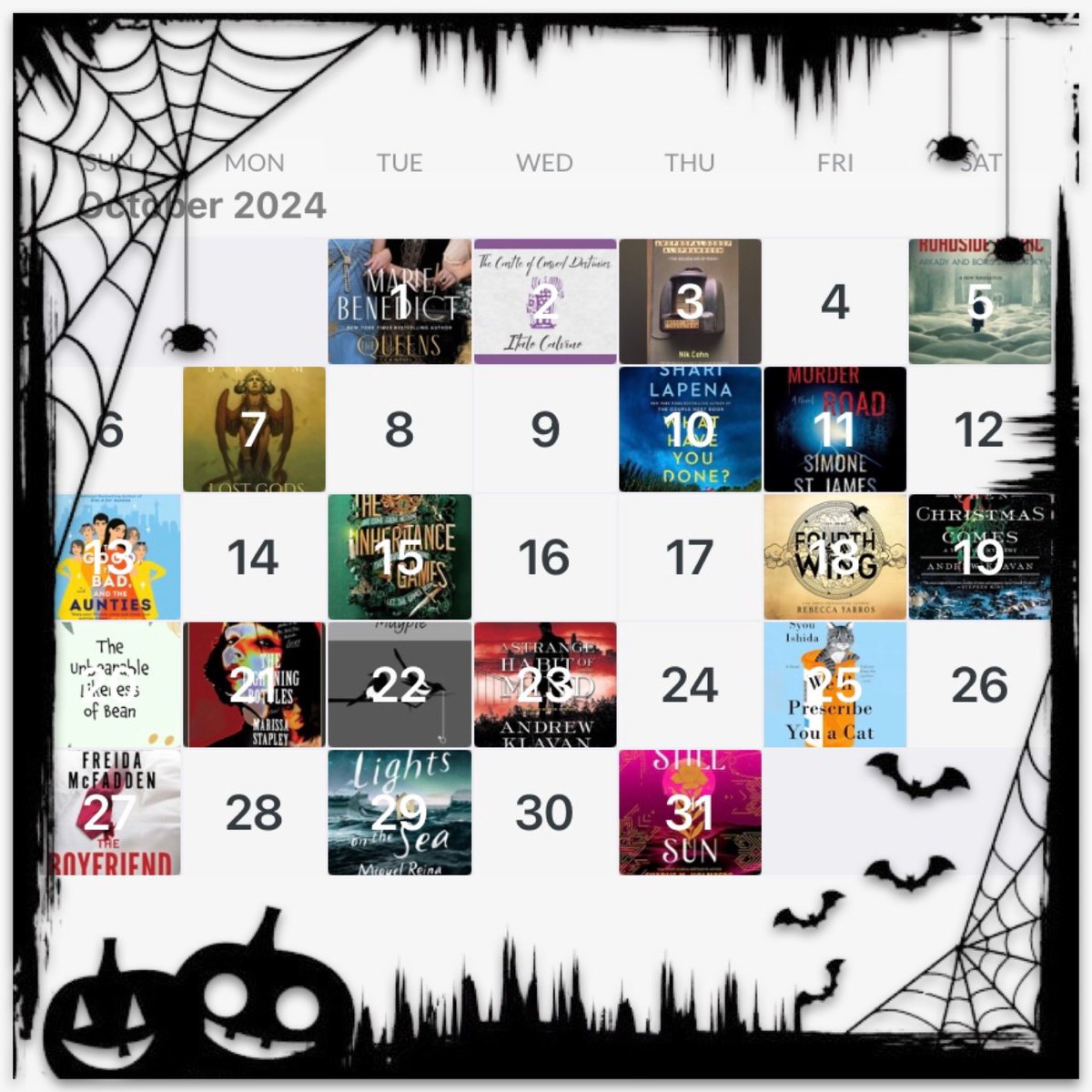 suvata's tweet image. Read in October 2024...
19 Books
Two 5-Star reads this month:
• Murder Road
• The Lightning Bottles

 #Goodreads #Bookstagram #OUABC #Litsy #Libby #Everand #Audible #Kindle