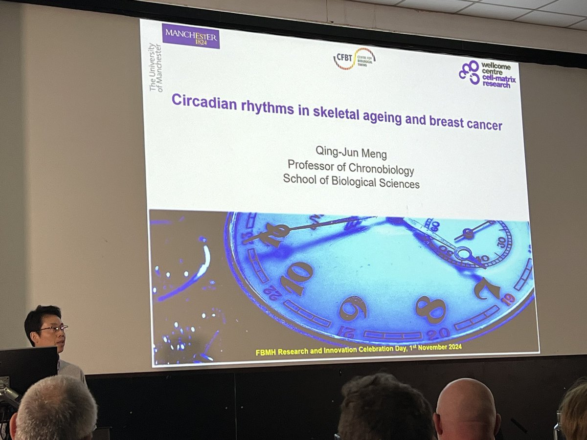 WTCCMR (@wtccmr) on Twitter photo On <a href="/FBMH_UoM/">UoM Biology, Medicine and Health</a> Innovation Day, we’re excited to continue to celebrate Qing-Jun Meng, Faculty Researcher of the Year! Qing-Jun’s pioneering work on circadian clocks and rhythms is transforming our understanding of health and wellness. On <a href="/FBMH_UoM/">UoM Biology, Medicine and Health</a> Innovation Day, we’re excited to continue to celebrate Qing-Jun Meng, Faculty Researcher of the Year! Qing-Jun’s pioneering work on circadian clocks and rhythms is transforming our understanding of health and wellness.