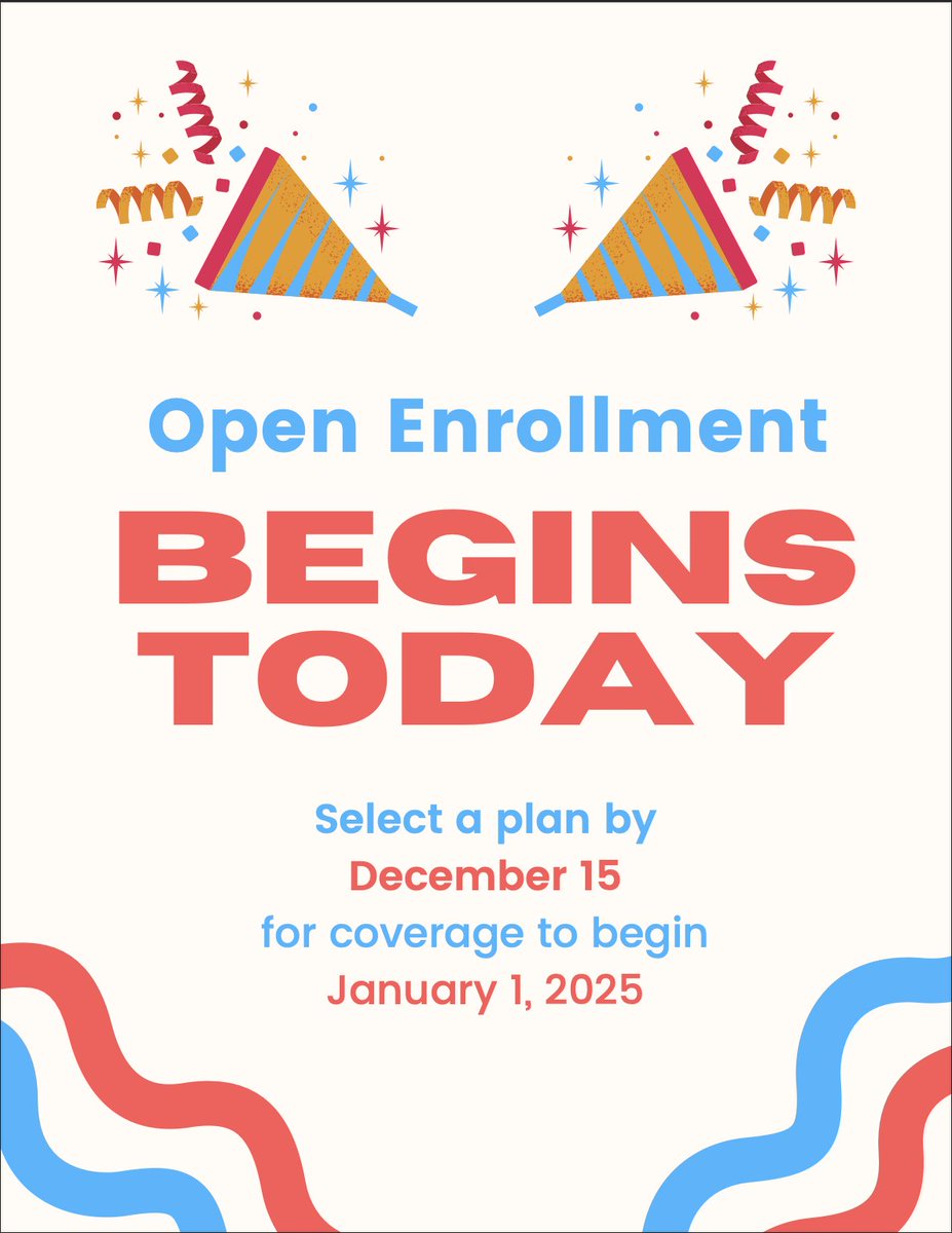 Open enrollment is here! Enroll in a Marketplace plan by December 15th for coverage to begin on January 1st!
Act now, don't wait and miss your chance!
#openenrollment #OpenEnrollment2025 #OpenEnrollmentPeriod #aca #affordablehealthcare