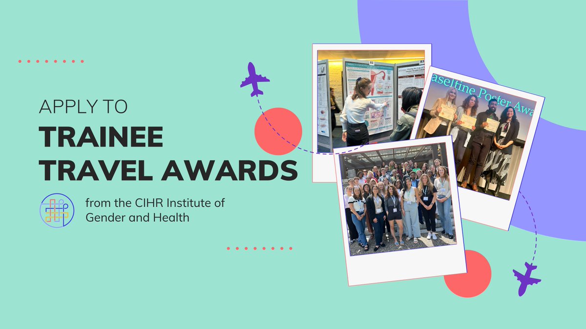 Trainees: Apply for a conference travel award for your abstracts related to sex and gender in health! 

IGH is funding 20 awards, 10 of which are reserved for attendance at the @OSSDTweets annual meeting. 

📝 Learn more &amp; apply: buff.ly/3AjoiQM