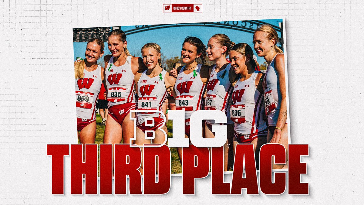 What a team performance by the #Badgers!

Wisconsin takes third in the women's race at Big Tens with 133 points!

#OnWisconsin