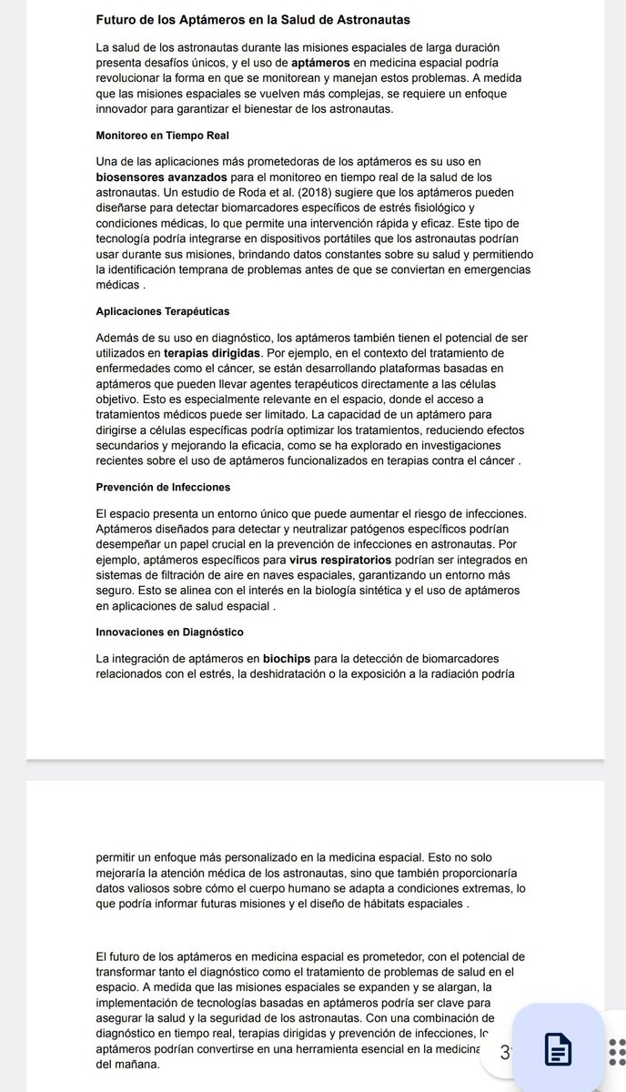 nanoLaniakea's tweet image. Gracias REDIBA, prof Victoria
Cada prof de la Escuela, de la Red
Faros de Aptámeros 💡

Aptámeros para aplicaciones Terrenales 🩺
Y la visión de aplicación Espacial 🚀
#Aptamers