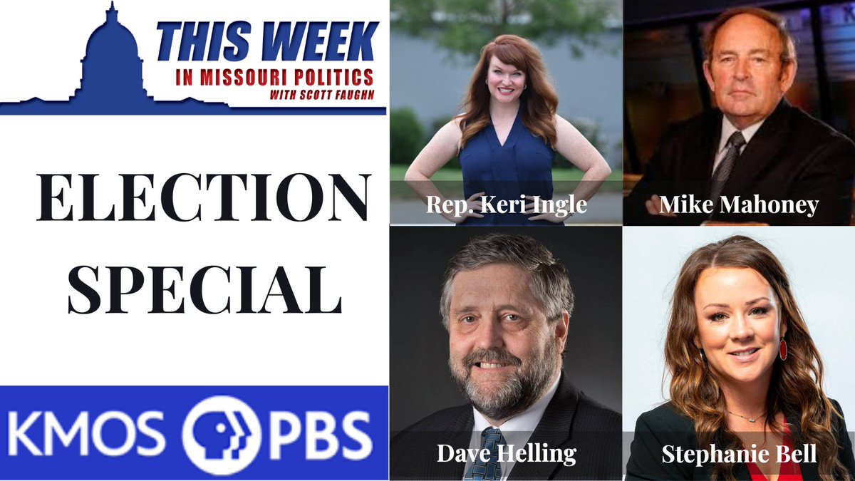 This Week (@thisweekinmopol) on Twitter photo In case you missed the This Week in Missouri Politics Election Special featuring Rep. <a href="/RepKeriIngle/">Keri Ingle</a>, <a href="/stephaniesbell/">Stephanie Bell 🎙️</a>, <a href="/KCMikeMahoney/">Micheal Mahoney</a> and <a href="/dhellingkc/">Dave Helling</a> on <a href="/KMOSTV/">KMOS-TV</a>, you can watch the entire show on our YouTube
youtu.be/NYBvMt6euDg In case you missed the This Week in Missouri Politics Election Special featuring Rep. <a href="/RepKeriIngle/">Keri Ingle</a>, <a href="/stephaniesbell/">Stephanie Bell 🎙️</a>, <a href="/KCMikeMahoney/">Micheal Mahoney</a> and <a href="/dhellingkc/">Dave Helling</a> on <a href="/KMOSTV/">KMOS-TV</a>, you can watch the entire show on our YouTube
youtu.be/NYBvMt6euDg