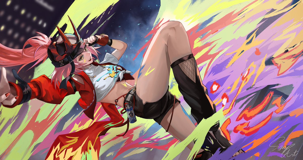 Siimpart's tweet photo. Rappa from Honkai: Star rail

#HonkaiStarRail 
#Rappa https://t.co/4nrylhgkY8