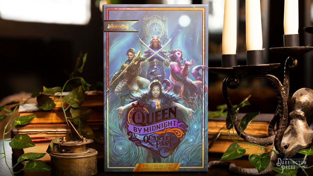 DarringtonPress's tweet photo. Hear Ye Hear Ye 🎺

The Midnight Queen has declared #QueenbyMidnight: Quarter Past come early!

Starting Friday, Nov 8, select US Guild Stores will run a learn &amp; play. Make the journey &amp; join in for a weekend of battles, promos, and crowns to be won!

📜 https://t.co/5ZQuQZQ2DX https://t.co/234aYZriei