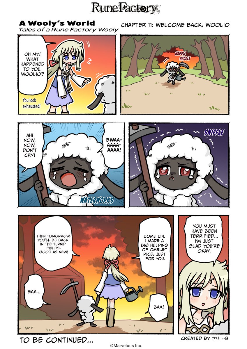 🐑 A Wooly's World 🎀
Ch. 11: Welcome Back, Woolio

Not gonna lie, Mist had us in the first half...
[Read Right to Left ⬅️]
#RuneFactory