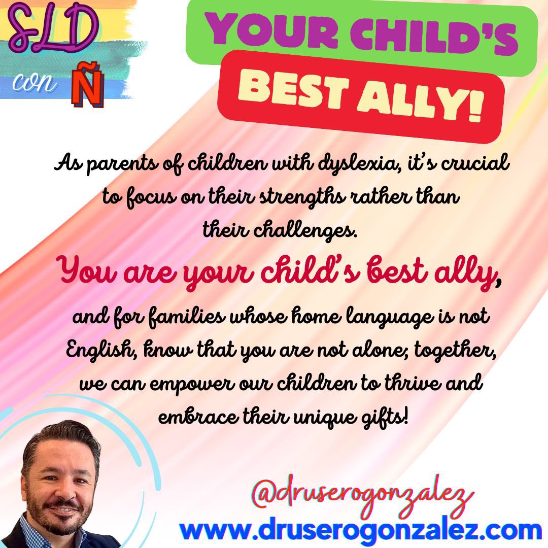 ✨ Empowering Parents &amp; Families! ✨ 🙌🫶🏼
You can find many resources on my social media @druserogonzalez and my website 📲Druserogonzalez.com 
#DyslexiaAwareness #FamilySupport #BilingualEducation #Empowerment #sld #dyslexia #familyengagement #familyinvolvement