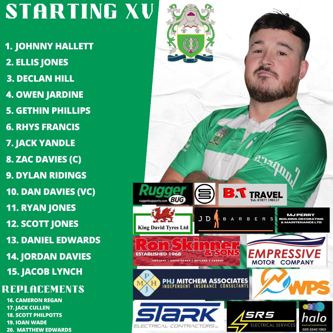 Irons v Hartridge RFC
<a href="/Tredegar/">Ray westwood</a> Rec
2nd November 
KO 2:30pm