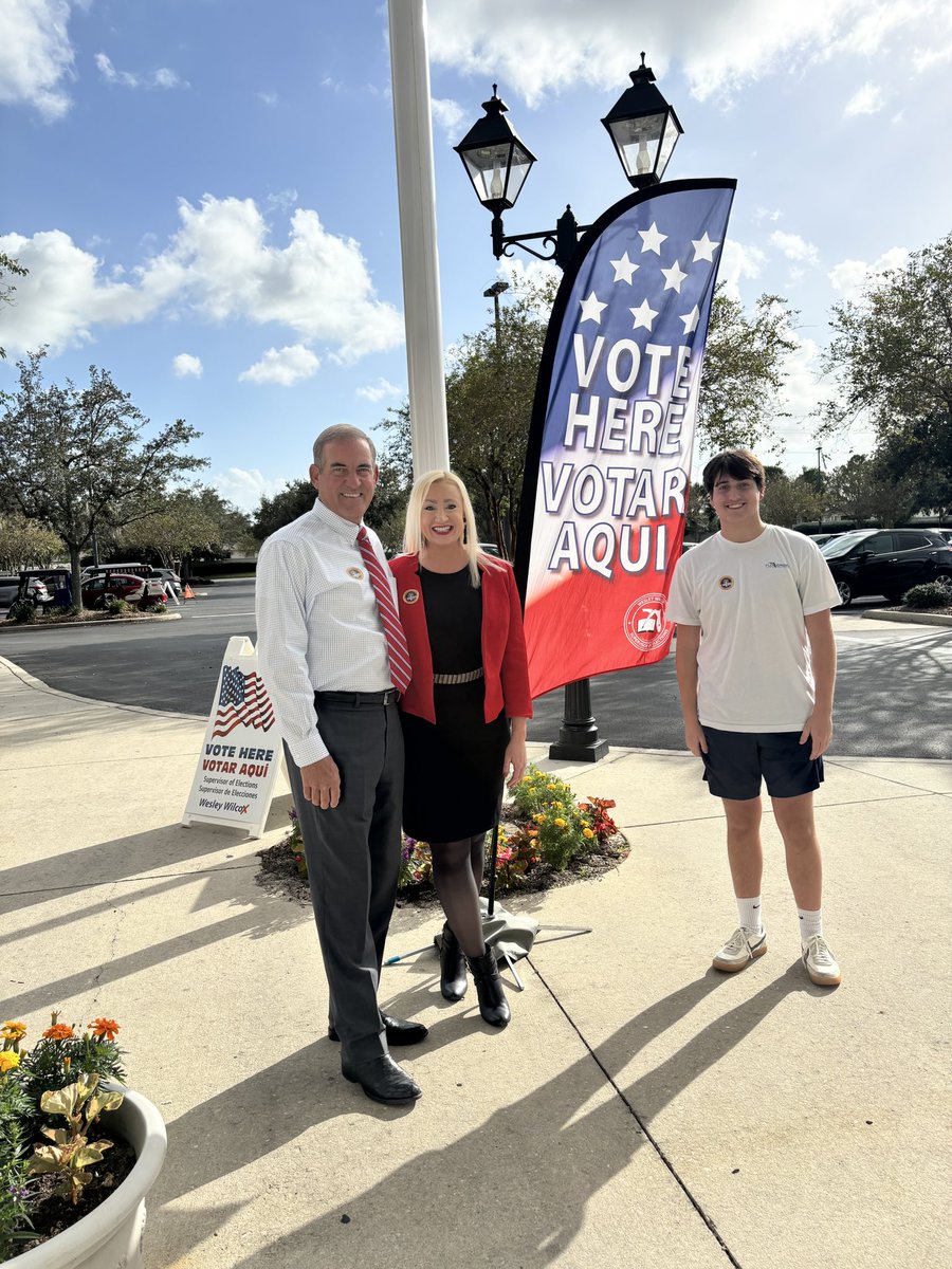 We voted. Did you? Vote early and vote informed! #2024Elections #flpol
