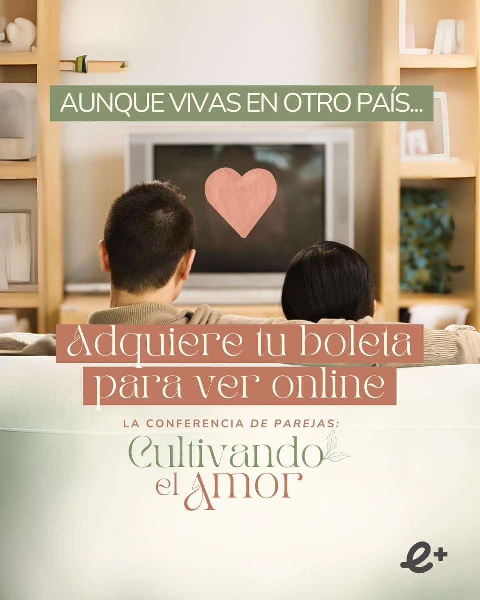 ¡Información MUY IMPORTANTE para los que no viven en nuestro país!

Ustedes pueden ver la Conferencia. Siguiendo los siguientes pasos:

1) Dar clic en: eventos.eternidadplus.com
2) Dar clic en Taquillas
3) Adquirir tus boletas en el cuadro a la derecha que dice: (Online).