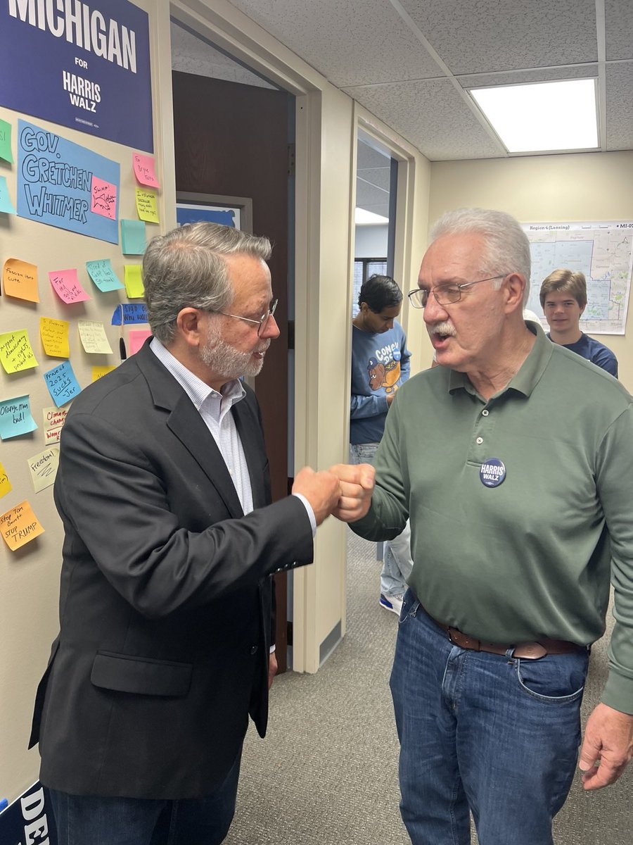 Gary Peters (@garypeters) on Twitter photo Great to join <a href="/CurtisHertelJr/">Curtis Hertel</a> and the incredible volunteers working to keep #MI07 blue! Keep up the great work!
If you haven't voted yet make your plan today ⬇️
iwillvote.com/MI Great to join <a href="/CurtisHertelJr/">Curtis Hertel</a> and the incredible volunteers working to keep #MI07 blue! Keep up the great work!
If you haven't voted yet make your plan today ⬇️
iwillvote.com/MI