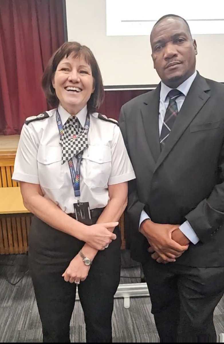 Our CEO <a href="/SChihuri/">Silence Chihuri PhD Law Res, @EdNapier</a> met <a href="/PoliceScotland/">Police Scotland</a> Chief Constable Jo Farrell at a special event to close Black History Month. Evident that PS are ready to be a leading public sector institution in inclusivity of management and delivery of public sector services in Scotland <a href="/SirGeoffPalmer/">Sir Geoff Palmer</a>
