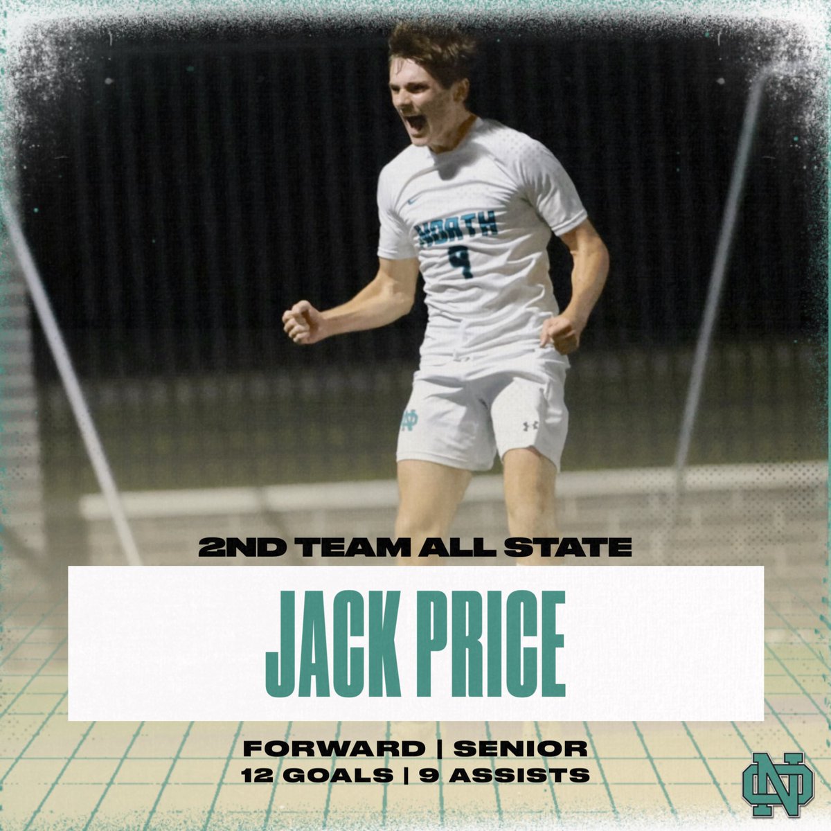 Congratulations to <a href="/JAAA3k188/">Jack price</a> for being named to 2nd Team All State! He will be participating in the All State game on 11/9 at 9am EST at Lynn Family Stadium.