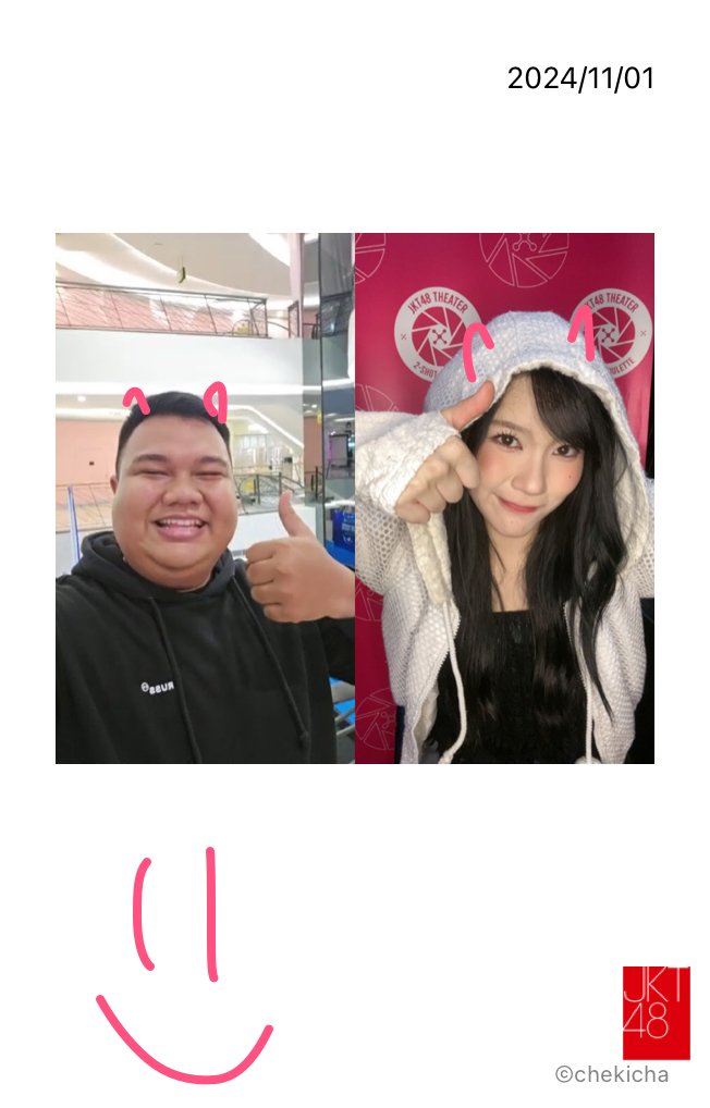 Javasjapas's tweet photo. Terimakasih ya @L_MarshaJKT48 😋🥲😘🤩🥰🤗🤭🫢😜🤪😝🫡🤐😶🌫️😷😭😤😄😃😀🙂🙃🫠😉😅😇😍🤤😱
🙂 *emote burik
P @marshaoshi_ mau pamer bentar
#LetsGrowTogether #PuntenSha #RunMarshaRun #MarshaAdolescentia 🌱🌱🌱 https://t.co/GnbJSfzw0r