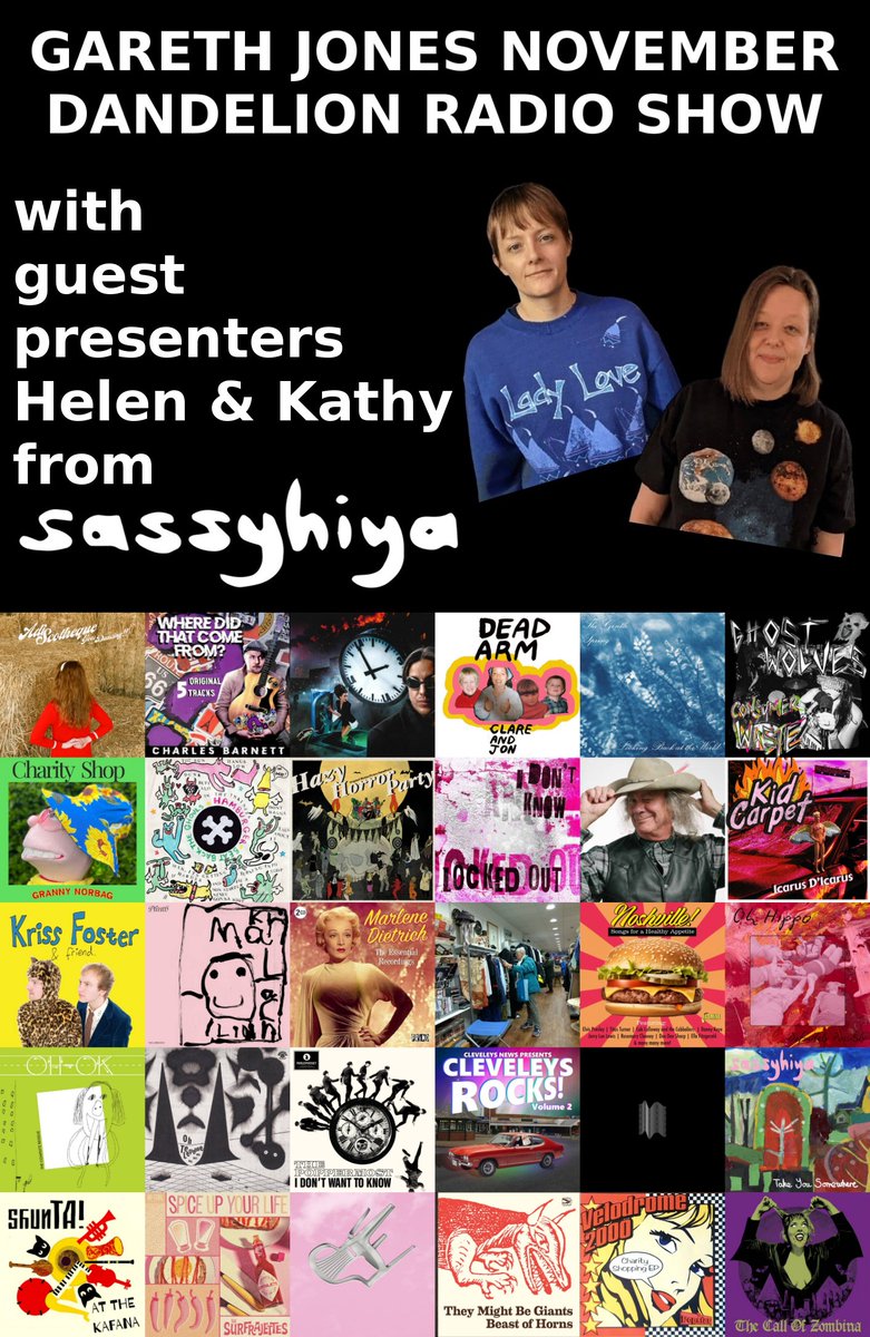 Gareth Jones Dandelion Radio (@garethgoape) on Twitter photo Hear my November <a href="/dandelionradio/">Dandelion Radio</a> show w/ guest presenters Sassyhiya who release debut LP 'Take You Somewhere' 8th Nov on <a href="/SkepWax/">Skep Wax Records</a>
Listen right now on Mixcloud: mixcloud.com/DandelionRadio… or on rotating schedule at dandelionradio.com (ask for Dandelion Radio on smart speakers) Hear my November <a href="/dandelionradio/">Dandelion Radio</a> show w/ guest presenters Sassyhiya who release debut LP 'Take You Somewhere' 8th Nov on <a href="/SkepWax/">Skep Wax Records</a>
Listen right now on Mixcloud: mixcloud.com/DandelionRadio… or on rotating schedule at dandelionradio.com (ask for Dandelion Radio on smart speakers)