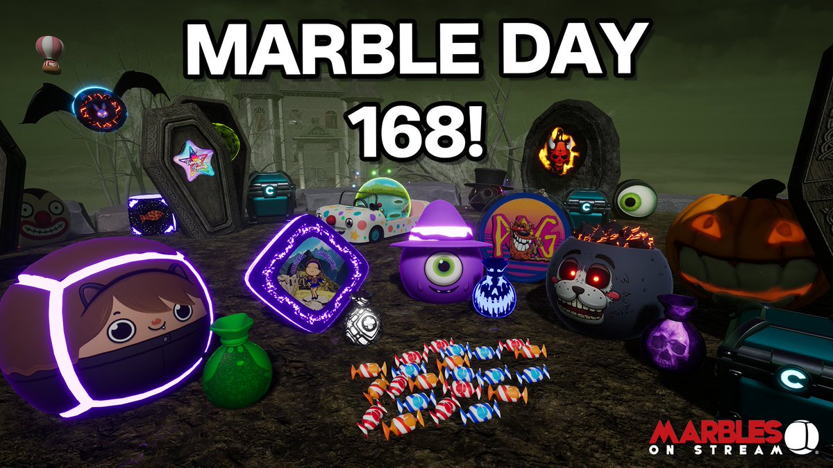 PixelbyPixelStu's tweet photo. Marble Day 168 is HERE and is running until Monday Nov. 4th at 12pm ET.

This weekend the POG Blue marble skin will also be in the Drops lineup!

Don't miss out!

@PogDigital #MarblesOnStream #MarbleDay #Drops #Exclusive