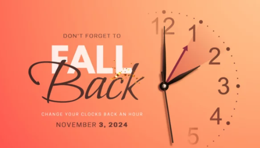 Don't forget to "fall back" this weekend.  Daylight Saving Time ends Sunday at 2 a.m., so set those clocks back one hour. Who's looking forward to darker mornings and longer evenings? #FallBack #DaylightSavingTime #SleepIn #Bankers4Good