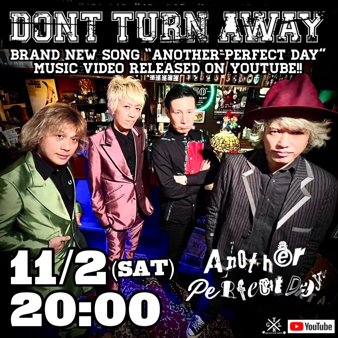 katy_dta's tweet photo. ★★拡散ご協力頂きたい案件です★★

DONT TURN AWAY

BRAND NEW SONG

ANOTHER PERFECT DAY

11/2(sat) 20:00〜

Music Video OUT!!

https://t.co/asxevWfbxn

★★★★★★★★★★★★★★★ https://t.co/kaZYKoLHIP