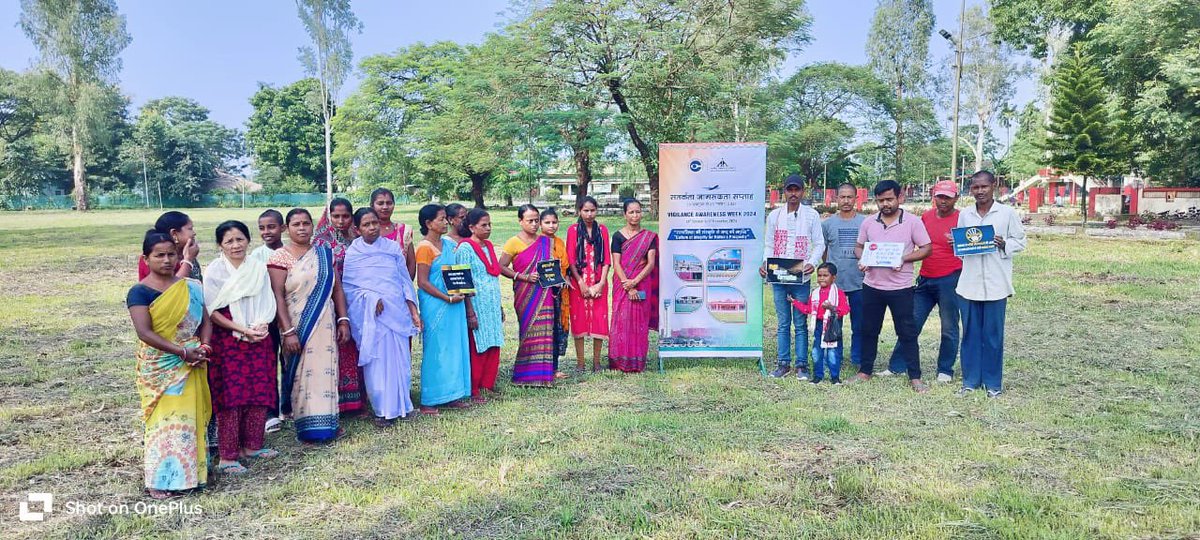 aaidibairport's tweet photo. As part of #VigilanceAwarenessWeek2024, #DibrugarhAirport  held a Gram Sabha at Titadimaru Village, Mohanbari on 1.11.2024. The event focused on raising locals awareness about CVC and strengthening their commitment on integrity, and Vigilance.
#Transparency #CVCIndia https://t.co/02xPvZ6VxU