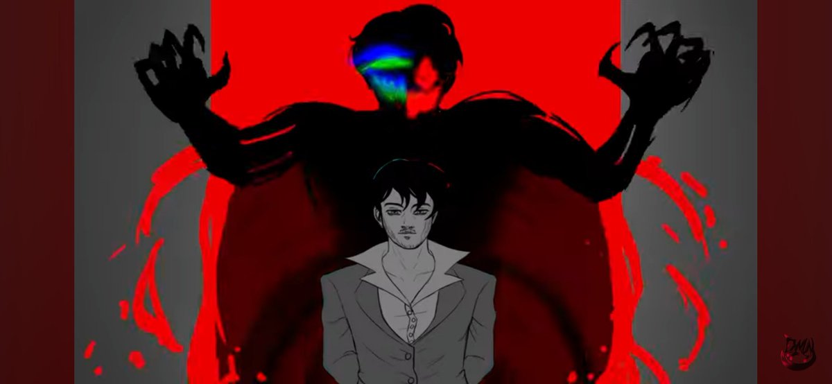 LIVmeEntertainU's tweet image. Once upon a Halloween night 🎃 (Last year) 
A project was finally completed after 3 years of blood sweat and tears. My dear friend @DMNfox reimagined my Kill the lights animatic. If you haven&apos;t watched it but love #antisepticeye and #darkiplier you don&apos;t want to miss it!!