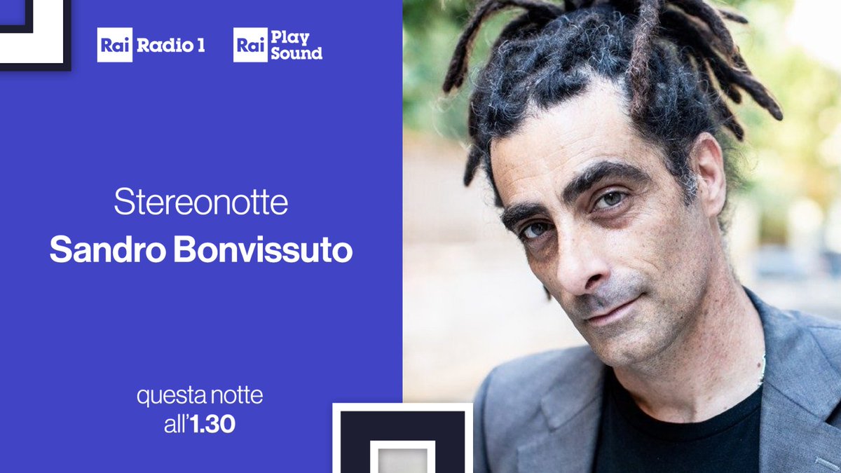 Rai Radio1 (@radio1rai) on Twitter photo π»π L'ospite di #Stereonotte Γ¨ <a href="/SBonvissuto/">Sandro Bonvissuto</a> scrittore con cui faremo una playlist sul rocksteady, genere musicale giamaicano degli anni '60, precursore del reggae π―π²
π§ ASCOLTA Streonotte con <a href="/DuccioPasqua/">Duccio Pasqua</a> su #Radio1 e su <a href="/raiplaysound/">RaiPlay Sound</a> π»π L'ospite di #Stereonotte Γ¨ <a href="/SBonvissuto/">Sandro Bonvissuto</a> scrittore con cui faremo una playlist sul rocksteady, genere musicale giamaicano degli anni '60, precursore del reggae π―π²
π§ ASCOLTA Streonotte con <a href="/DuccioPasqua/">Duccio Pasqua</a> su #Radio1 e su <a href="/raiplaysound/">RaiPlay Sound</a>