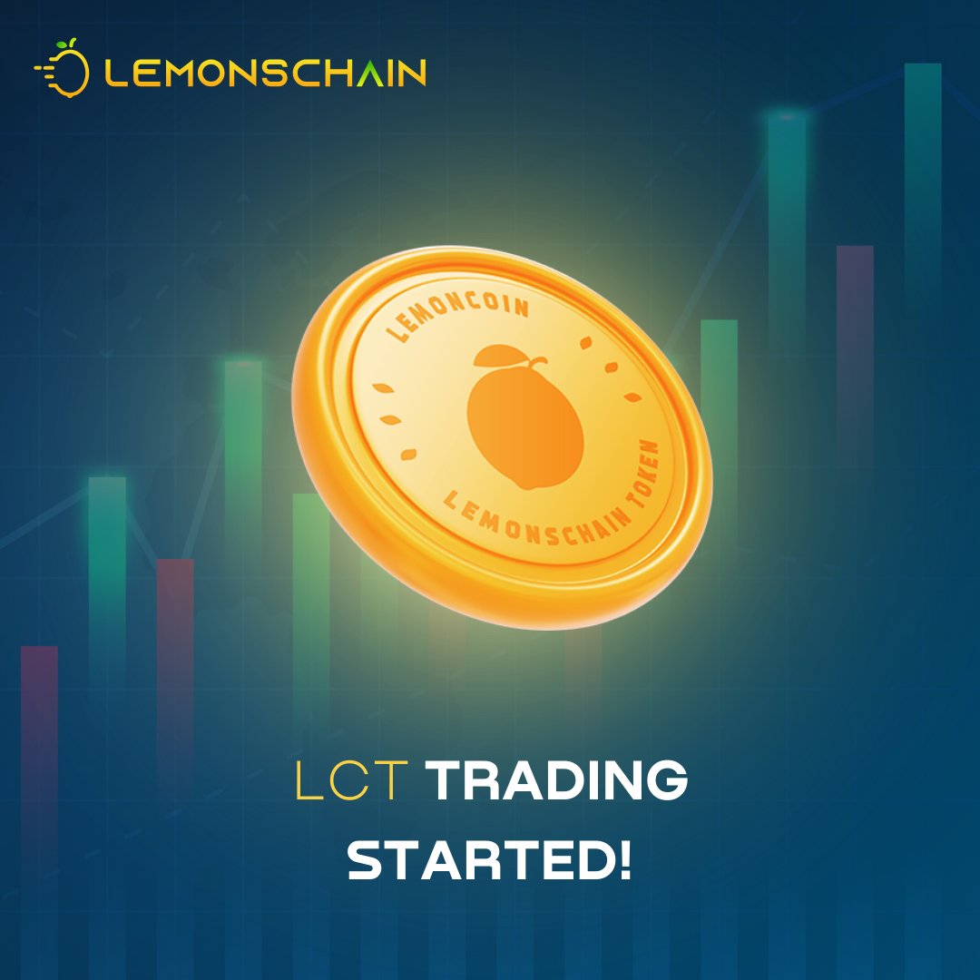 Lemonchain Token (LCT) trading just started!

m.lbank.com/trade/lct_usdt