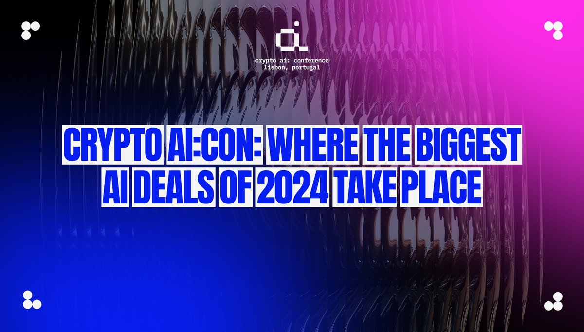 Crypto AI:CON got featured in <a href="/beincrypto/">BeInCrypto</a>!

The biggest AI deals of 2024 are coming to Lisbon 🇵🇹

Give it a read here 👉 beincrypto.com/crypto-aicon-w…