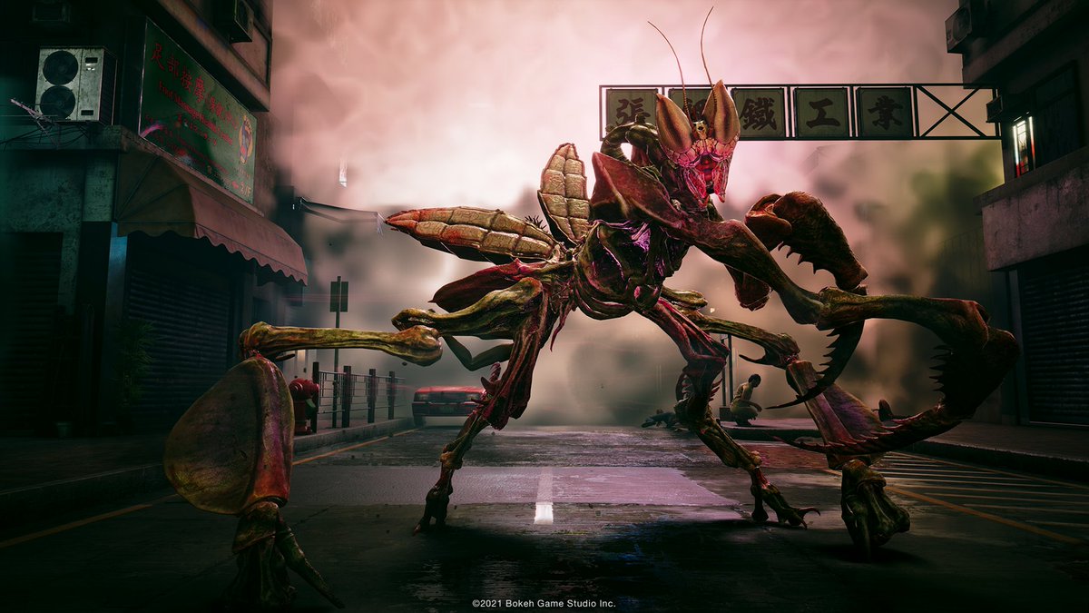 BokehGameStudio's tweet photo. 【Slitterhead - Complete Form -】
Slitterheads are mysterious creatures lurking in Kowlong, posing a threat to civilization. 
After consuming a human brain, they mimic the head and animate the corpse to disguise themselves as humans.
When they sense danger, they absorb the host's bodily fluids to grow into a "Complete Form," exposing their true nature and significantly increasing their power. 
They have integrated genes from various mimetic organisms, including insects, fish, and mollusks, resulting in a diverse range of appearances. 

【野狗子 - 完全体 -】 
九龍に潜み、人間の脅威となっている未知の生物。
人間の脳を食料とした後、犠牲者の頭部を模し、死体を動かして人間に擬態する。 
危険を感じる状態に陥ると宿主の体液を吸い上げ膨張、巨大化し、本体を外部に露出させた「完全体」となり、戦闘能力が飛躍的に増大する。
昆虫、魚類、軟体生物など、様々な擬態生物の遺伝子を取り込んでおり、外観は多種多様である。

#野狗子 #Slitterhead