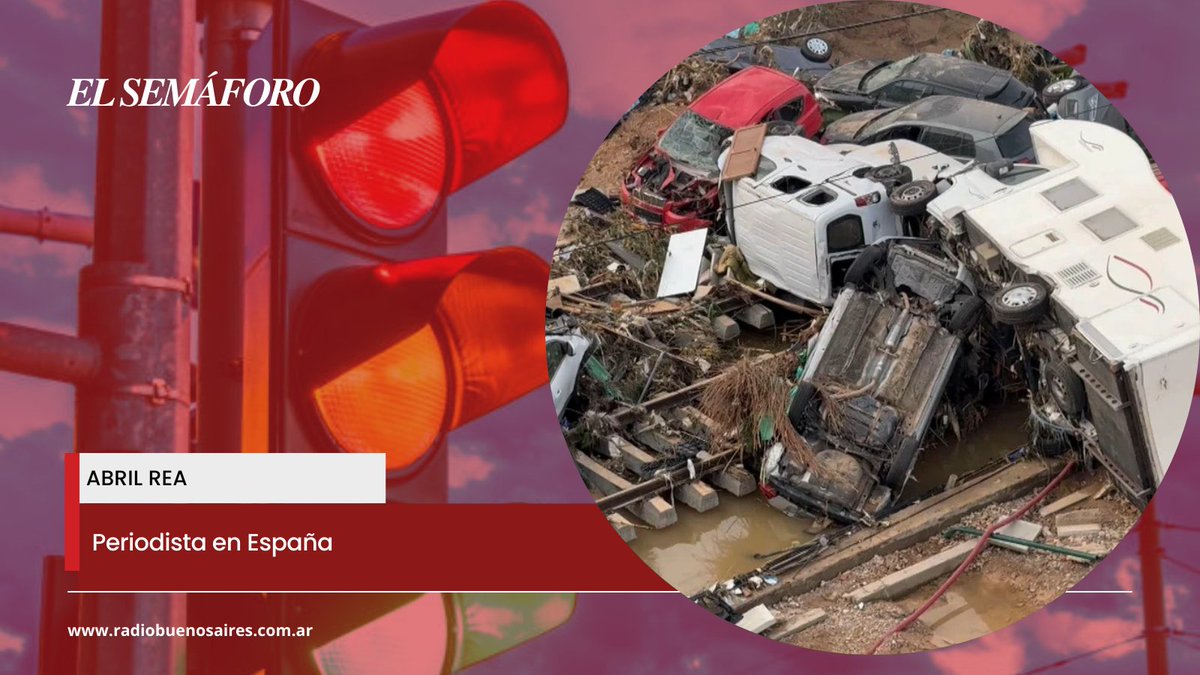 🇪🇸 #Valencia  sufre uno de los peores temporales en lo que va de siglo

👤Abril Rea -<a href="/abrujulieta/">Abril Rea</a> - Periodista Argentina en España

#ElSemáforo #AM1350