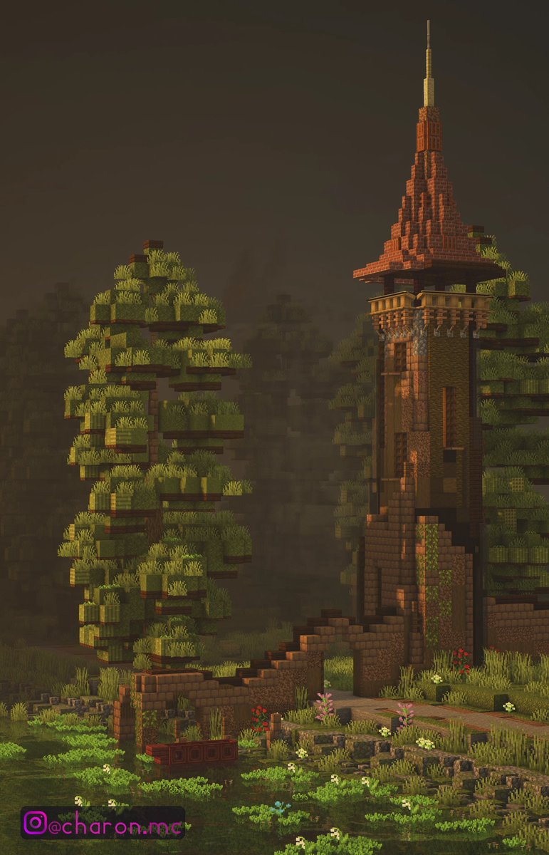 A small waterside tower scene
#Minecraft #minecraft建築コミュ #Minecraftbuilds #voxelart