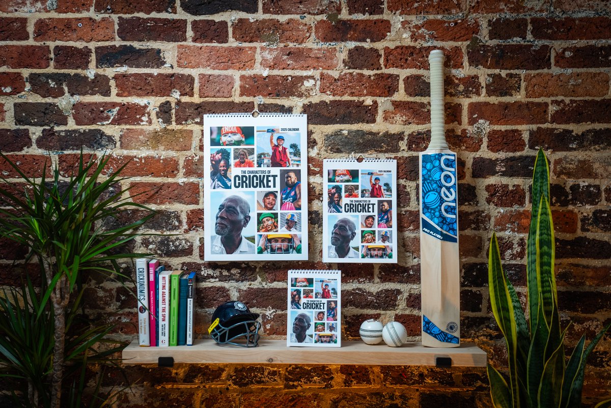 Introducing our 2025 Calendar! 🗓️🏏

It’s a tribute to the collection of unforgettable characters and stories that make the cricket community so special 🙌📸

Available in A3, A4 &amp; an A5 Desk version too, it’s the perfect gift for all cricket badgers!🦡

#CricketDistrict