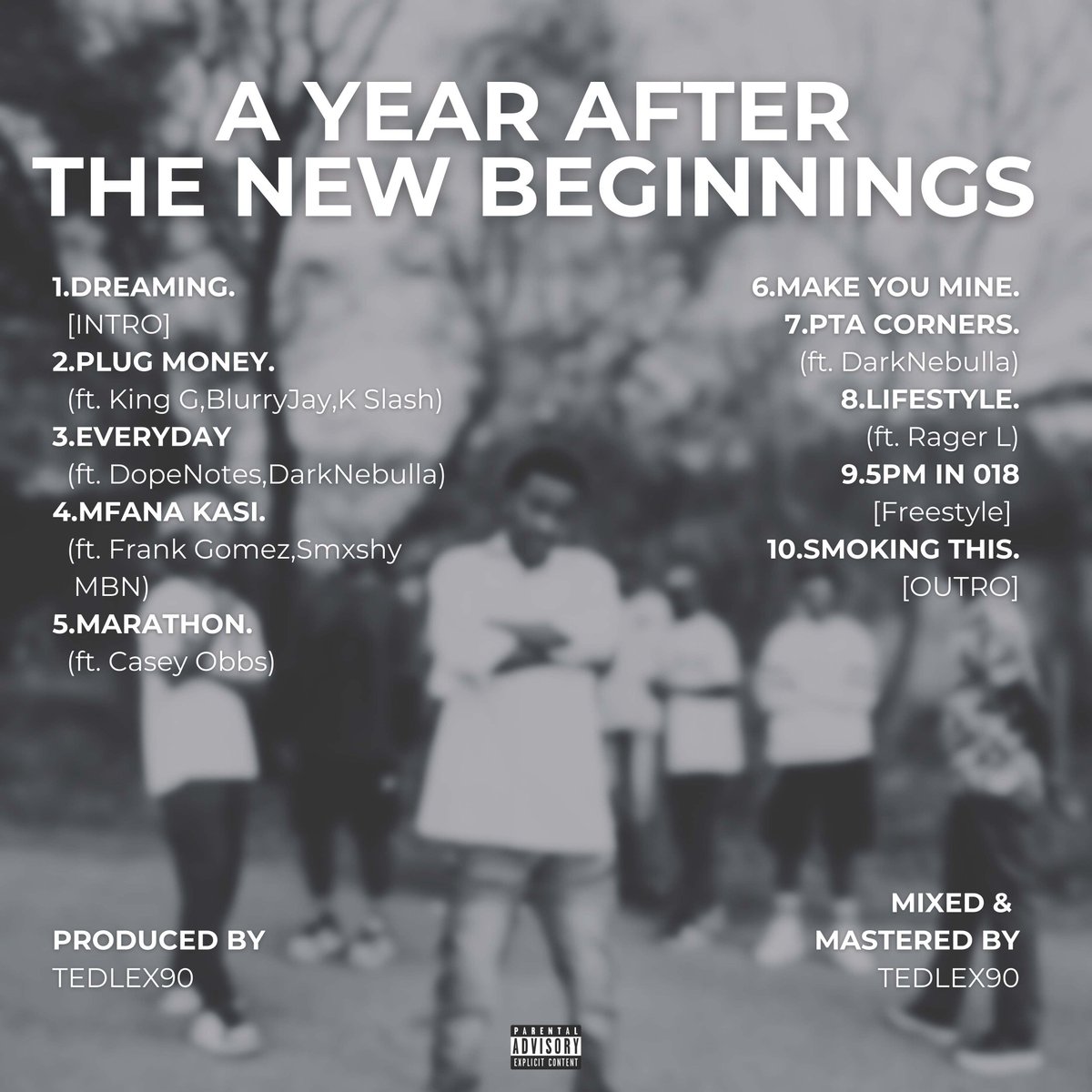 BBManagement_'s tweet photo. The official tracklist for A YEAR AFTER THE NEW BEGINNINGS.
Dropping very soon, please be on the lookout for the new date. https://t.co/yVd7816qmN