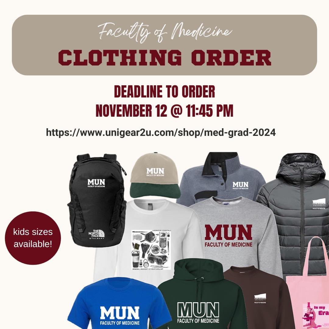 Check out this year’s clothing order!! 🧢🥼🎒