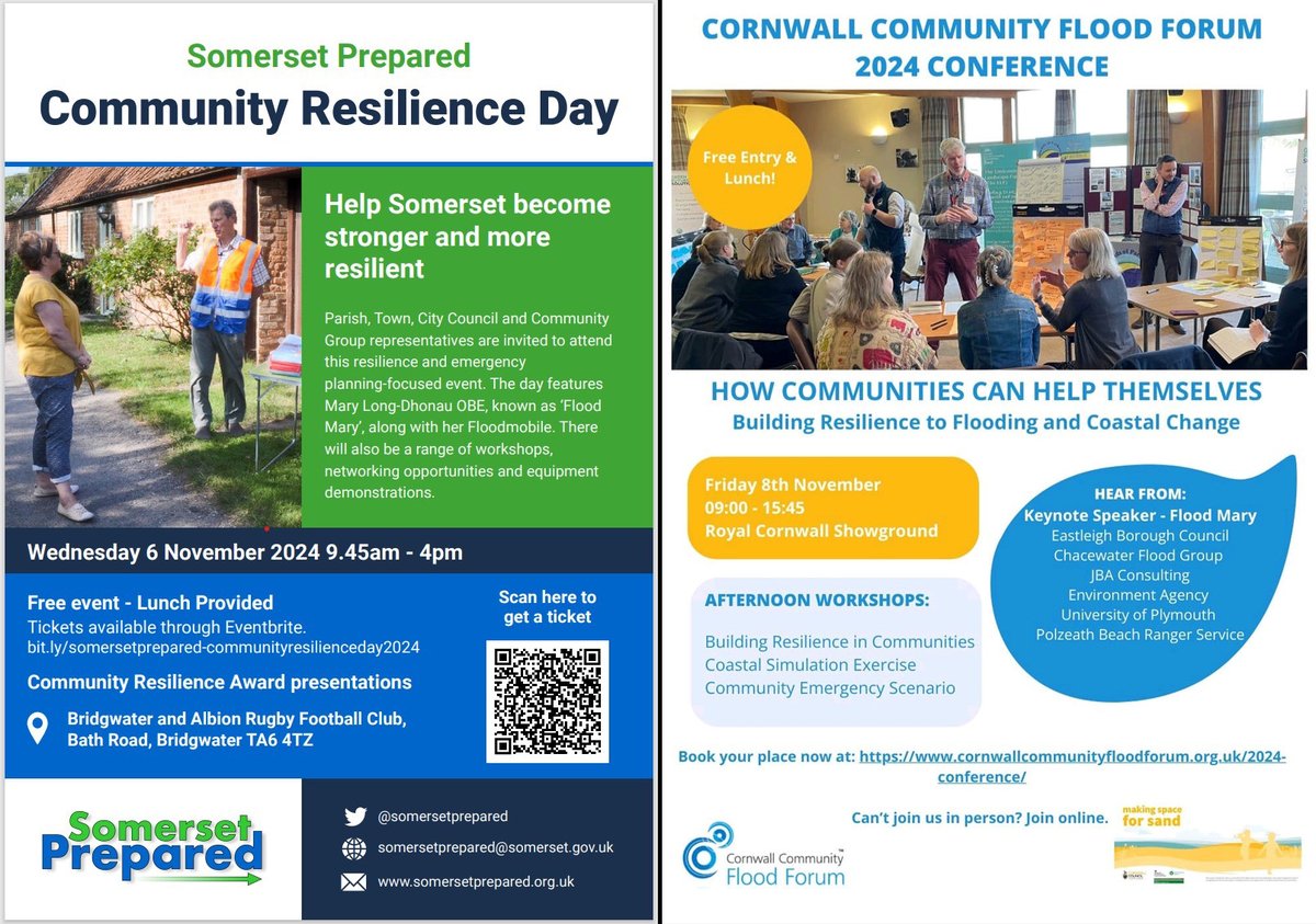 f you are anywhere near to #Bridgwater next Wednesday 6th Nov or #Wadebridge next Friday the 8th, do come to these fabulous events. You'll hear me give keynote presentations into the bargain! 😉