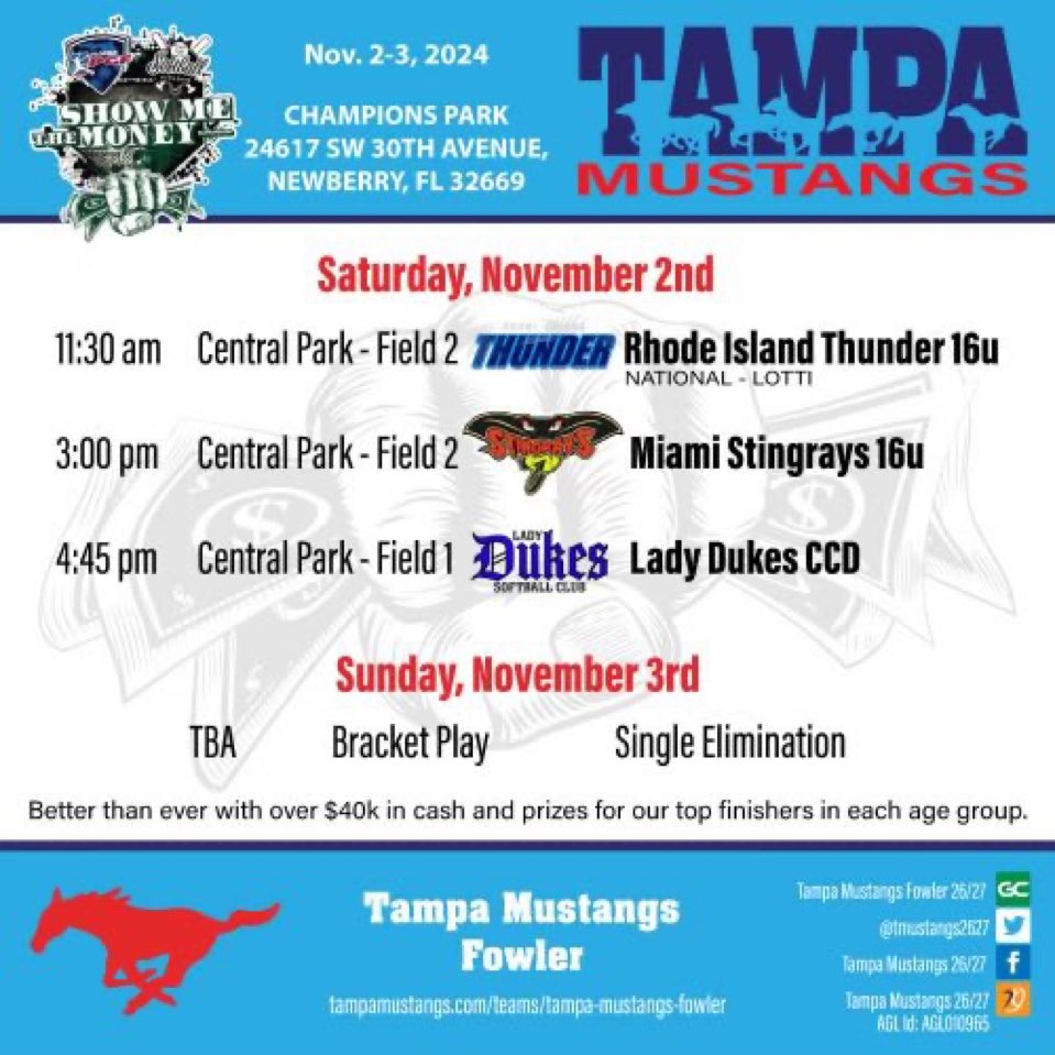 Back in Newberry this weekend!💰💰
<a href="/coachkfagan/">Kasey Fagan Graham</a> <a href="/CoachBee9/">Mike Larabee</a> <a href="/CoachBee9/">Mike Larabee</a> <a href="/AleeexIbarra/">Ibarra-Fernandez</a>