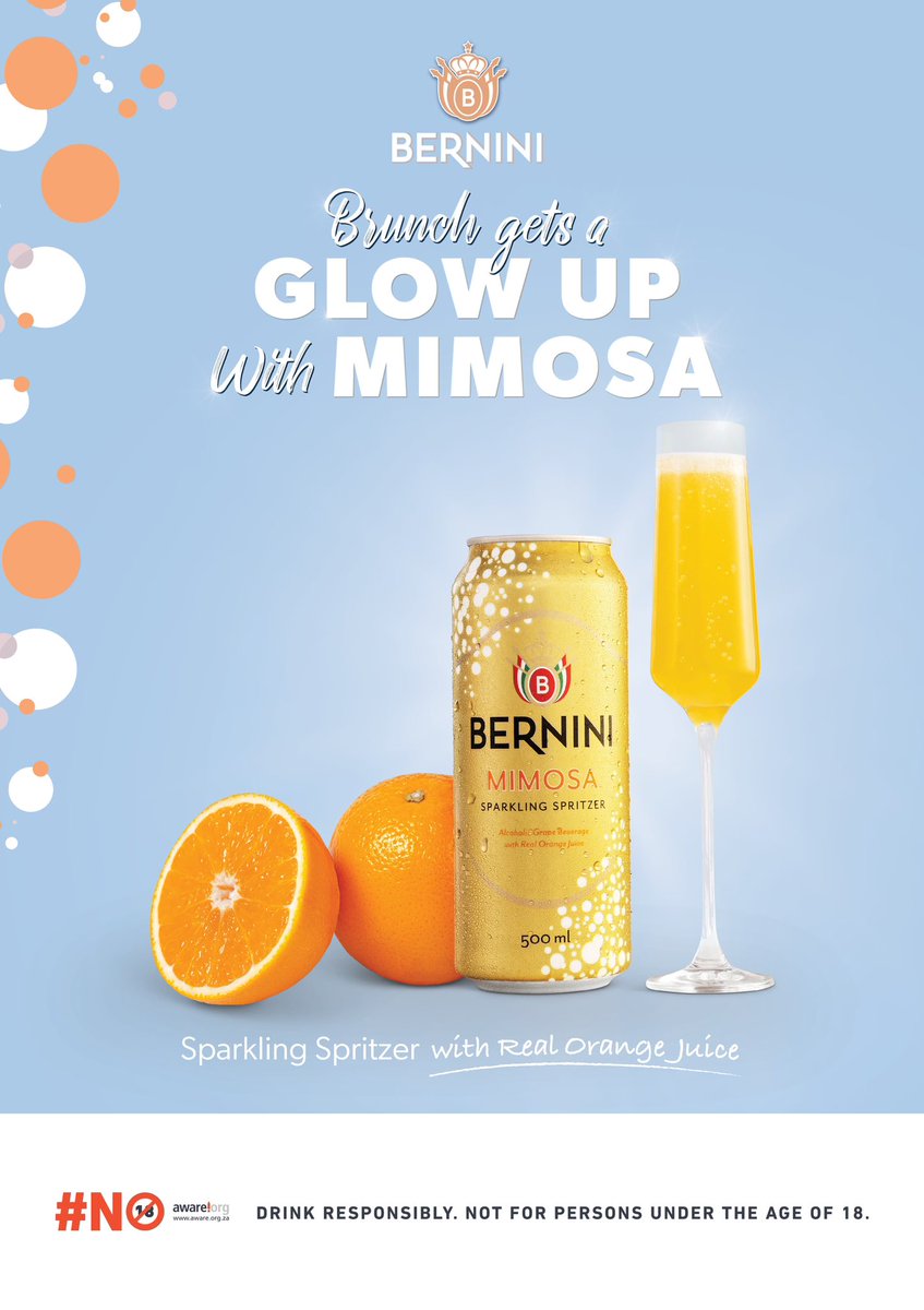 Palemohale1's tweet photo. Warm weather, better company! Toast to summer with #BerniniMimosa, the ultimate Real Sparkling Spritzer. #PerfectlyMixed #SquadFun https://t.co/r8ykaLbguf
