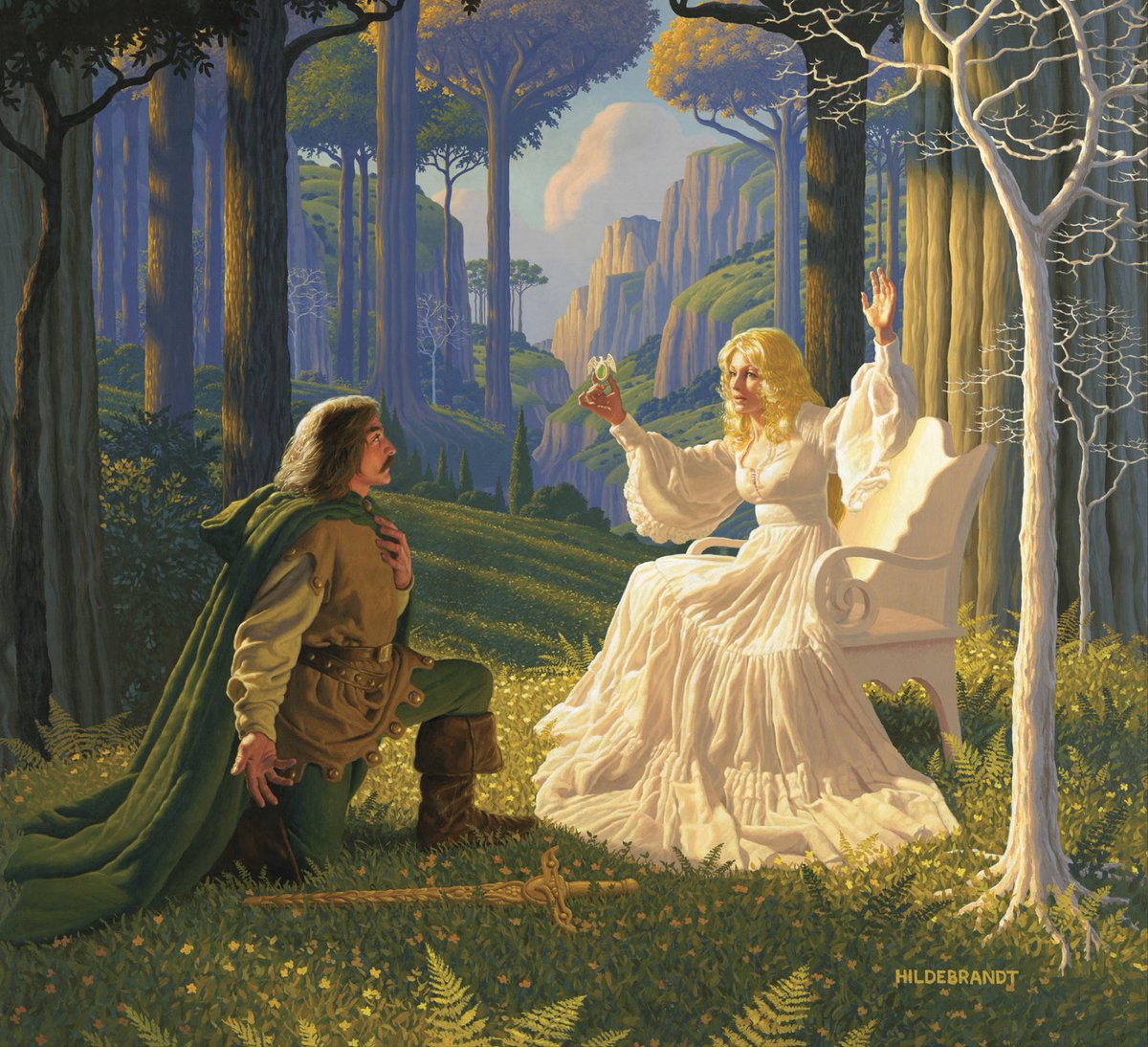 retroscifiart's tweet image. RIP Greg Hildebrandt who has left us to join his brother Tim in Middle Earth