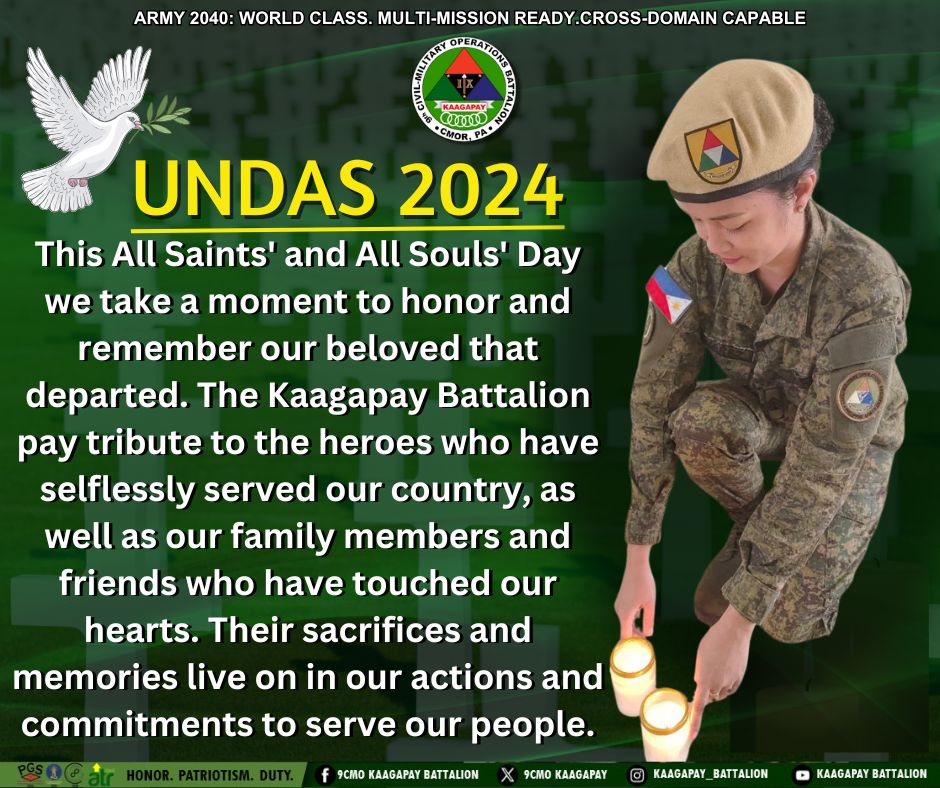 𝐋𝐎𝐎𝐊: This All Saints' and All Souls' Day we take a moment to honor and remember our beloved that departed.

#Undas2024