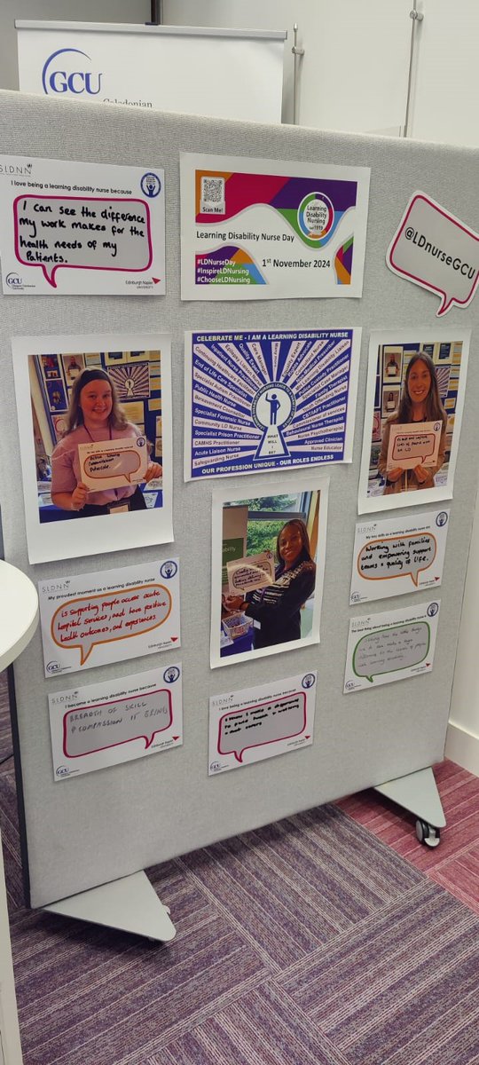 Mark Gallagher (@ldnmgallagher) on Twitter photo Happy Learning Disability Nurses Day. Today, we are celebrating our unique role across the UK. Here is a snippet of our GCU on-campus showcasing display <a href="/GCUSHLS/">Glasgow Caledonian University SHLS</a> <a href="/CaledonianNew/">Cola</a> @SCLDNews
<a href="/NHSScotCareers/">NHSScotland Careers</a>
<a href="/SLDNN6/">SLDNN</a>
<a href="/SLDNN_Students/">SLDNN Students</a> Happy Learning Disability Nurses Day. Today, we are celebrating our unique role across the UK. Here is a snippet of our GCU on-campus showcasing display <a href="/GCUSHLS/">Glasgow Caledonian University SHLS</a> <a href="/CaledonianNew/">Cola</a> @SCLDNews
<a href="/NHSScotCareers/">NHSScotland Careers</a>
<a href="/SLDNN6/">SLDNN</a>
<a href="/SLDNN_Students/">SLDNN Students</a>