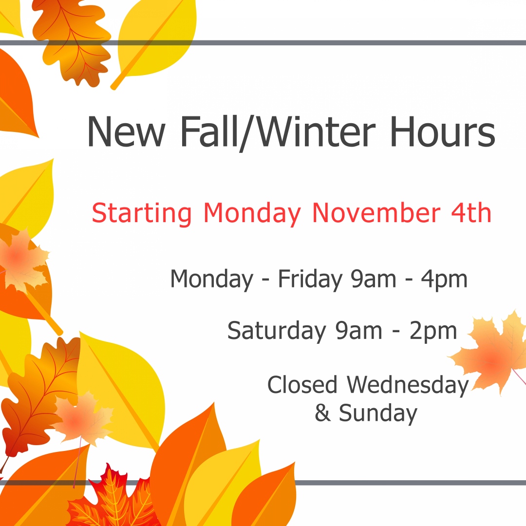 RicksPools's tweet image. We have new store hours starting November 4th!