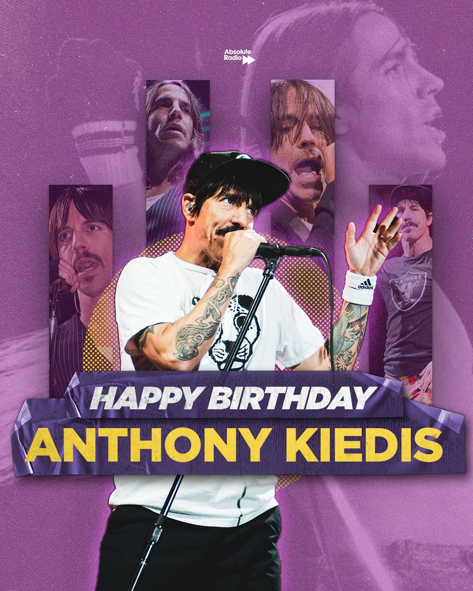 Give him a wave, give him a wave, give him a wave now - Red Hot Chili Peppers frontman Anthony Kiedis turns 62 today! 🎸