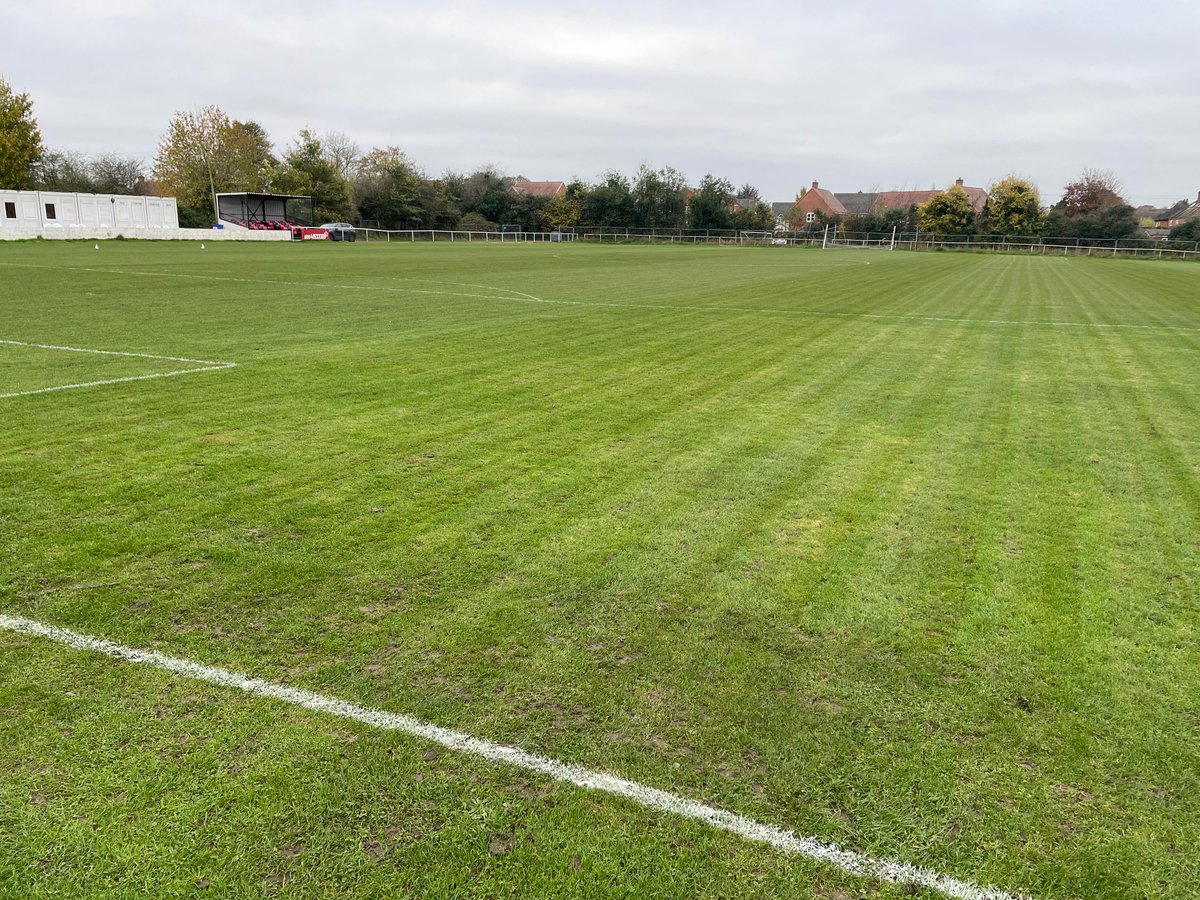 Pitch is looking good ahead of our weekend <a href="/AdobeWFACup/">Adobe Women's FA Cup</a> clash with <a href="/WBAWomen/">West Bromwich Albion Women</a> !

1pm kick off, £4 entry. Bar &amp; clubhouse open, plus Twisted Pizza van offering hot food!

Big game on Saturday too for <a href="/Knowle_FC/">𝐊𝐧𝐨𝐰𝐥𝐞 𝐅𝐂</a> when they play Birmingham Utd at 1pm

Get yourself down to both!