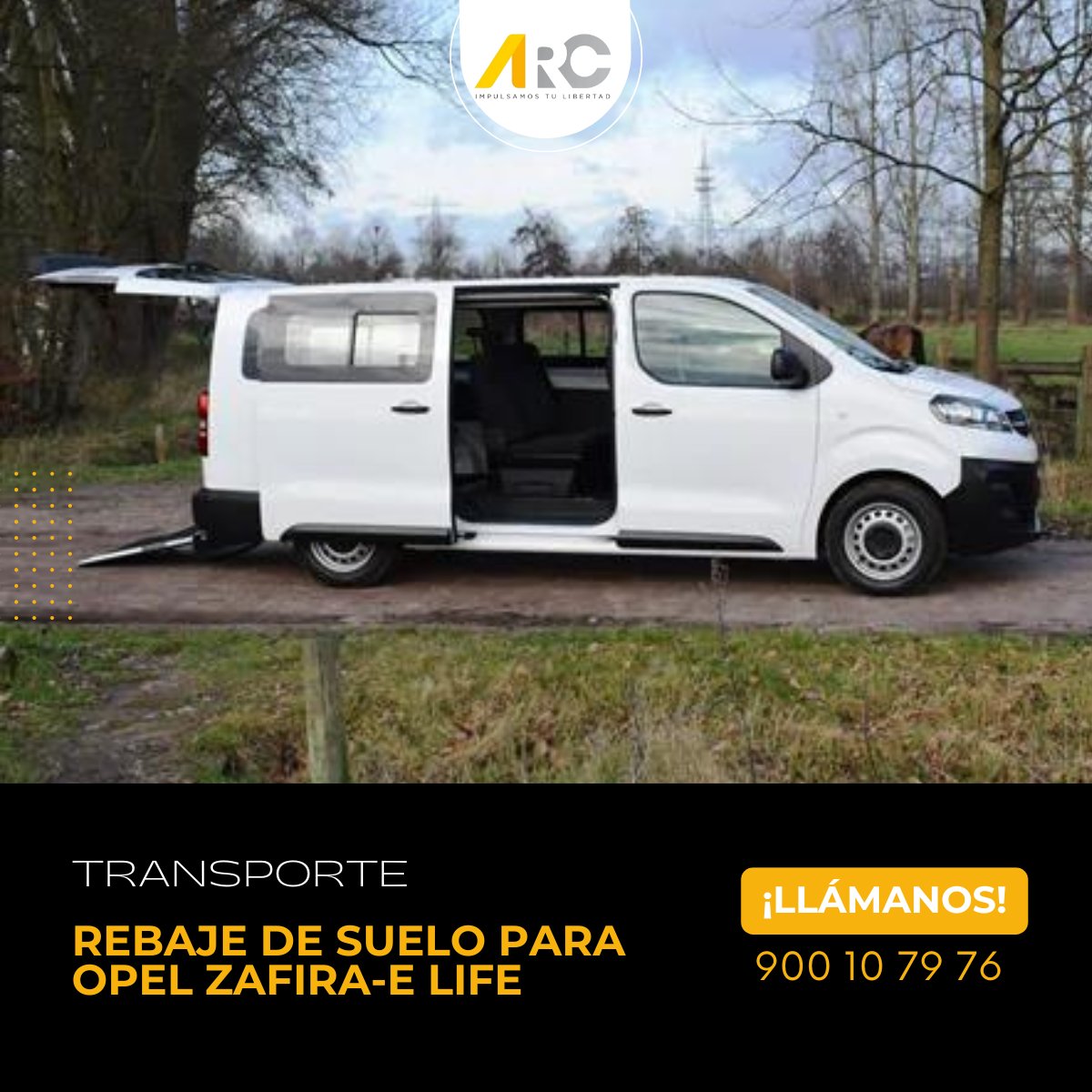 ARCadaptaciones's tweet photo. ¿Conoces el nuevo Opel Zafira-e Life?🚗

Su rampa trasera plegable garantiza accesibilidad sin comprometer el espacio ni la visibilidad.
¡Perfecto para uso personal o como taxi adaptado de emisiones cero! https://t.co/NvalR4tWX3