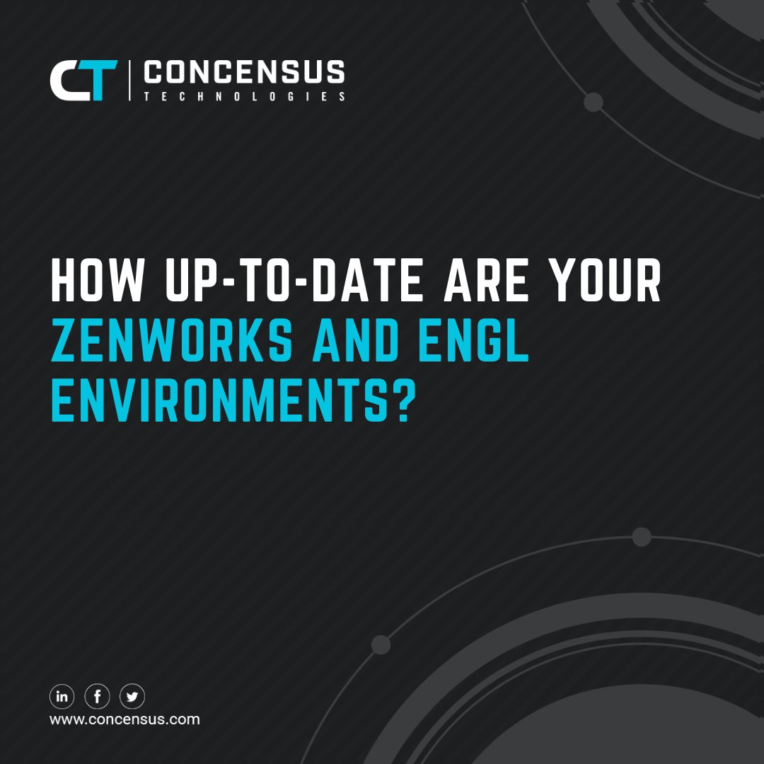 How up-to-date are your ZENworks and ENGL environments? Share your ...