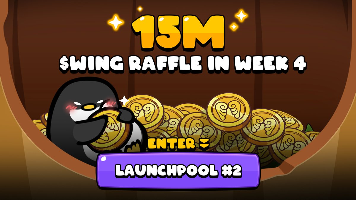 Staking for the third week ends in less than 24 hours, at 5 AM UTC

Next week, we’re launching a special winG raffle.

🐣15,000,000 $winG to be won
🐣Stake your BIRDIEs to participate
🐣Jump in: info.gomble.io/3Ytpucf

Stay sharp &amp; be ready—as the final week of Launchpool #2