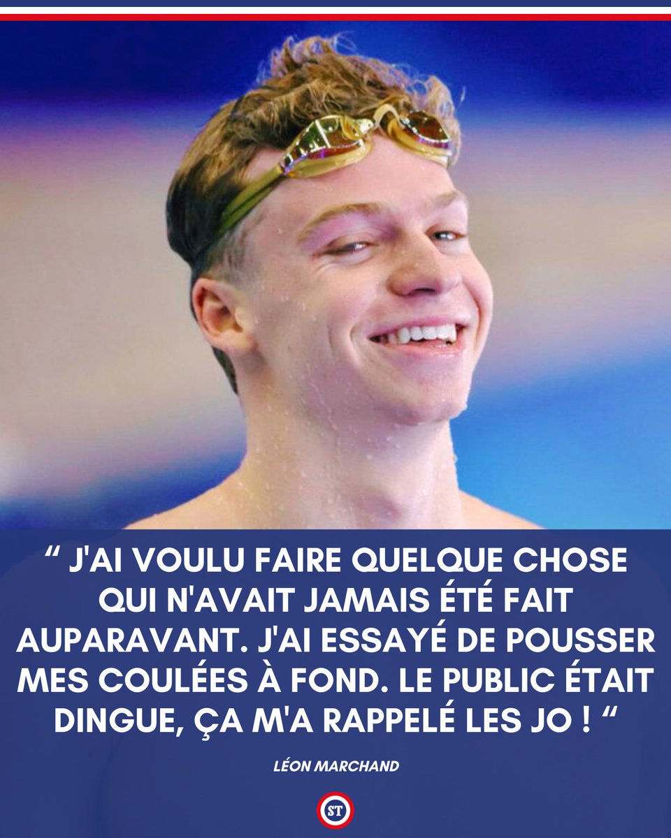 🇫🇷 Premier nageur de l'histoire à descendre sous les 1:49 sur 200m 4 nages en petit bassin 💥

Légendaire 🤩
