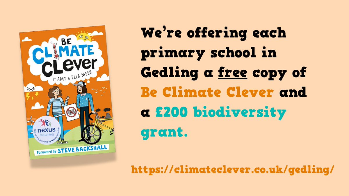 🟩Towards a greener Gedling🟩
We're trying to make a positive impact in our local community.

Thanks to <a href="/GedlingBC/">Gedling Borough Council</a> for their support.

climateclever.co.uk/gedling/

#free books for #schools 

<a href="/KidsVplastic/">Kids Against Plastic</a>