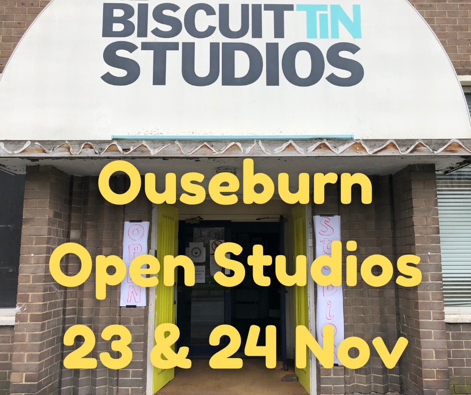 We're looking forward to welcoming visitors to the Biscuit Tin again for this years <a href="/OuseburnOpen/">OuseburnOpenStudios</a>  &amp; along with the opportunity to meet &amp; chat with artists in their workspace, there will be art on display and to buy in the gallery. Look forward to seeing you there