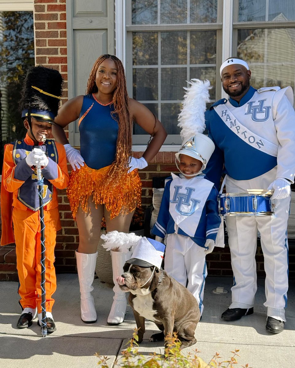 Safe to say, this family won Halloween! The Battle of the Bands: VSU Trojan Explosion vs. HU Marching Force 👏🏾 @candygirl06 @gjax06